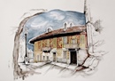 Rivoli PIAZZA MATTEOTTI acquerello 50 x 70