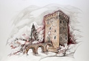 Villarbasse LA TORRE acquerello 50 x 70