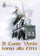 MANIFESTO PER LA CASA DEL CONTE VERDE tempera 150 x 80