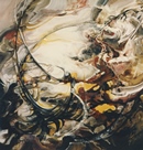 R.Strauss ZARATHUSTRA acrilico su tela 80 x 80