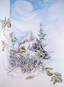 Yemen FAGIOLO A MANAKA acquerello 35 x 50