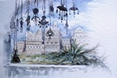 Yemen GIOIELLI E GIOIELLI acquerello 35 x 50