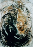 RESURREZZIONE olio su tela 70 x 100